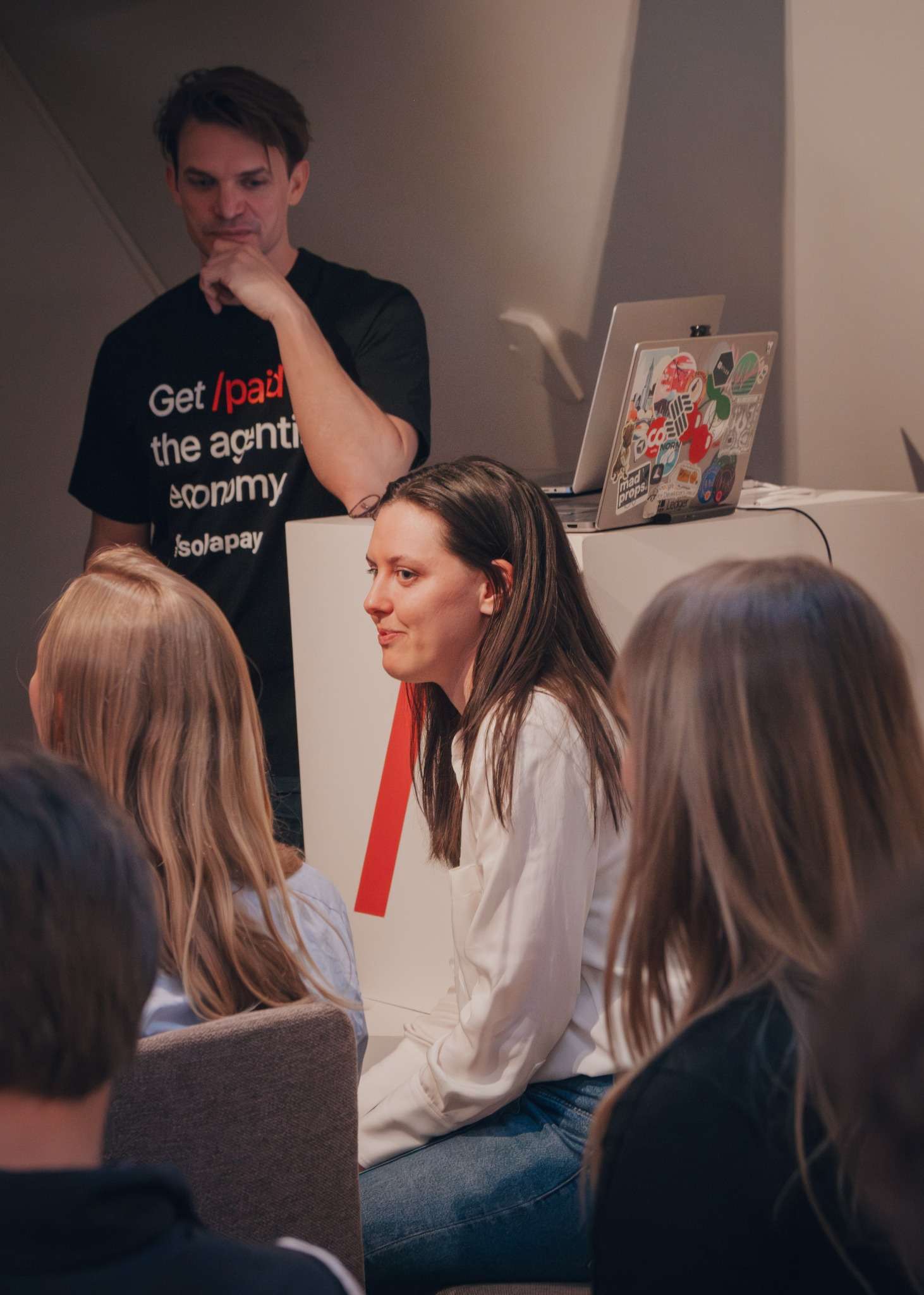 Alexandra working in the fintech ecosystem
